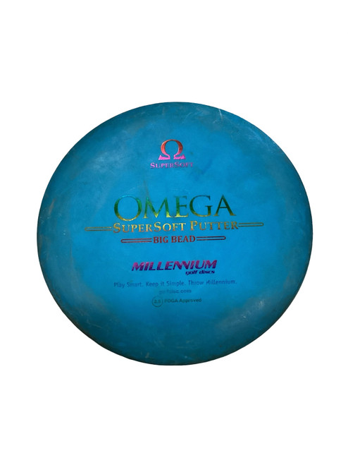 Vist Large View of Product Image Which is Used Millennium OMEGA Disc Golf Putter Royal Blue 175g