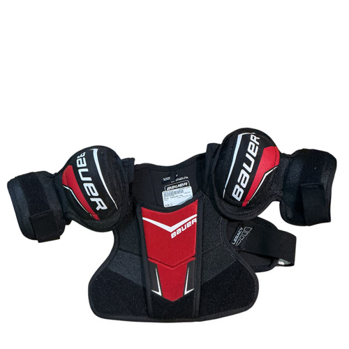 Vist Large View of Product Image Which is Used Bauer SHOULDER PAD Youth Shoulder Pads LG
