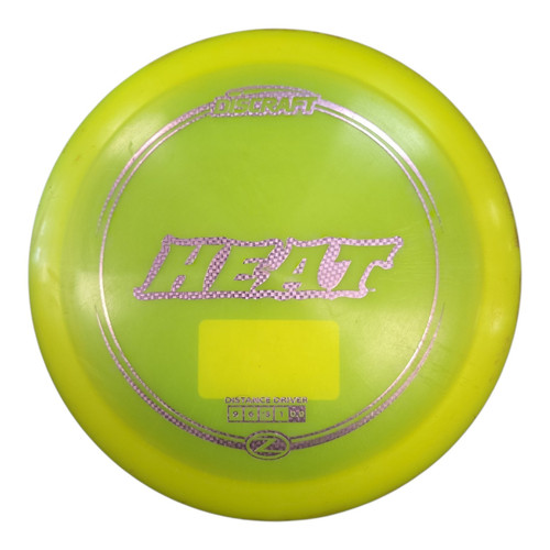 Vist Large View of Product Image Which is Used Discraft Z HEAT Disc Golf Driver Yellow 174g