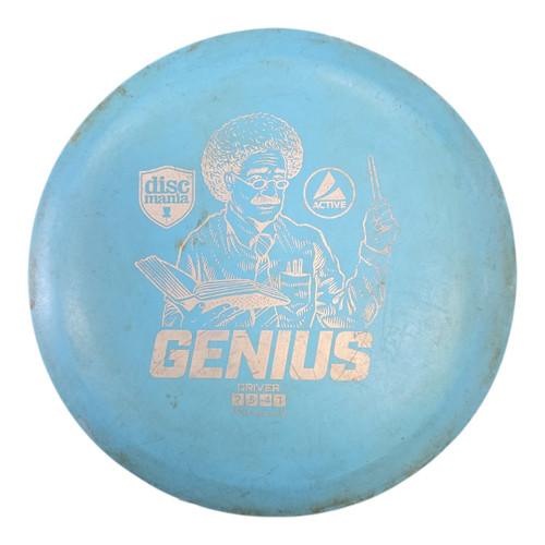 Vist Large View of Product Image Which is Used Discmania ACTIVE GENIUS Disc Golf Driver Sky Blue 168g