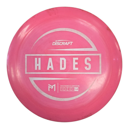 Vist Large View of Product Image Which is Used Discraft ESP HADES Disc Golf Driver Pink 165g