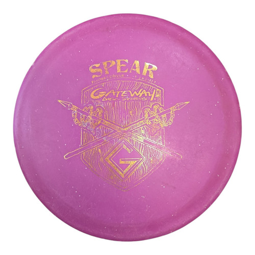 Vist Large View of Product Image Which is Used Gateway SPEAR Disc Golf Driver Purple