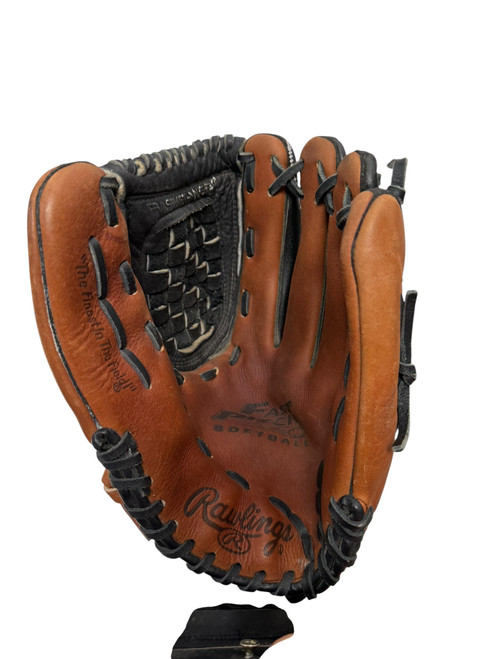 Vist Large View of Product Image Which is Used Rawlings FASTPITCH SOFTBALL BB/SB Glove RH Throw Brown 12 1/2"