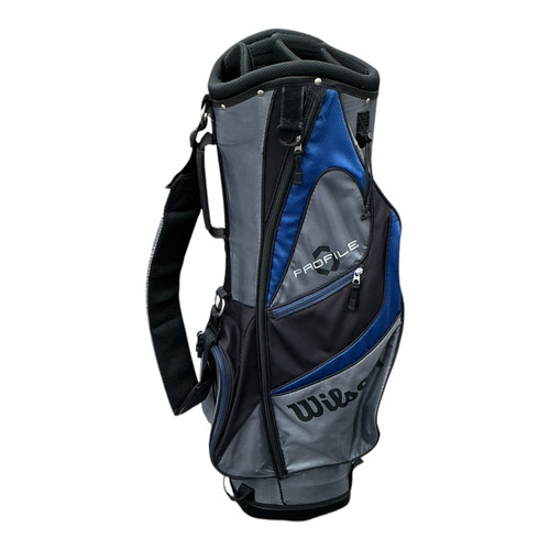 Vist Large View of Product Image Which is Used Wilson PROFILE Mens Cart Bag Grey