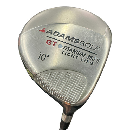 Vist Large View of Product Image Which is Used Adams Golf GT TITANIUM 363-R TIGHT LIES Mens Driver RH 10.0 Degree
