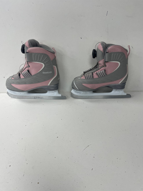Vist Large View of Product Image Which is Used Reebok BOA Girls Figure Skate Grey Junior 02