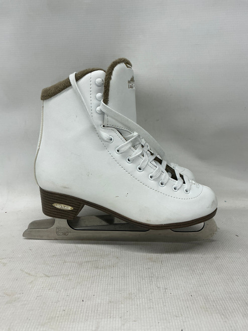 Vist Large View of Product Image Which is Used Lake Placid WHITNEY WomensFigure Skate White Senior 8