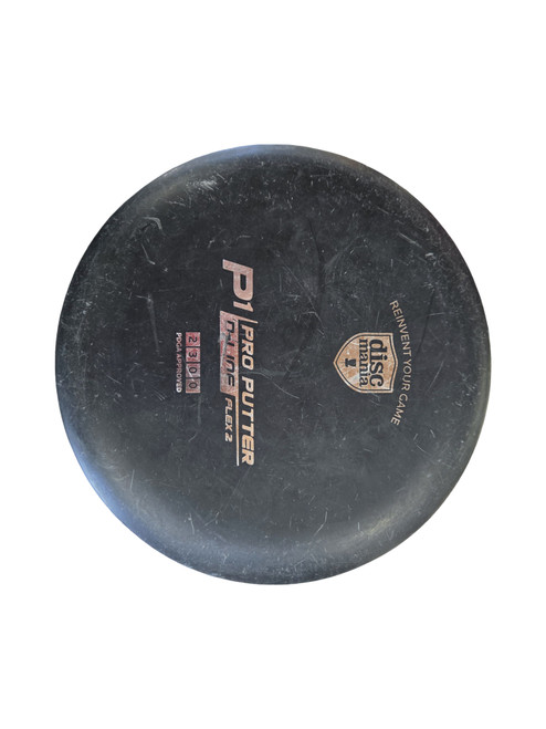 Vist Large View of Product Image Which is Used Discmania P1 PR DL F2 Disc Golf Putter Black
