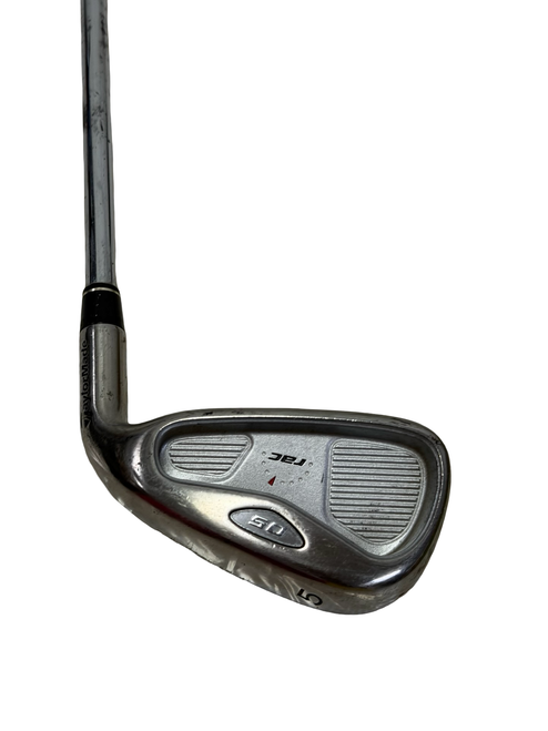 Vist Large View of Product Image Which is Used Taylormade RAC OS Mens Individual Iron RH 5 Iron 38" w/ 90g S-Flex Shaft