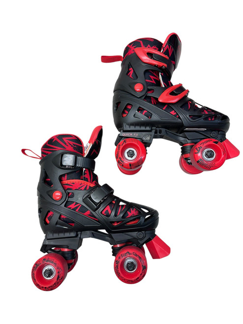 Vist Large View of Product Image Which is Used RollerDerby QUAD SKATES Child Roller Quad Skates Black Adjustable
