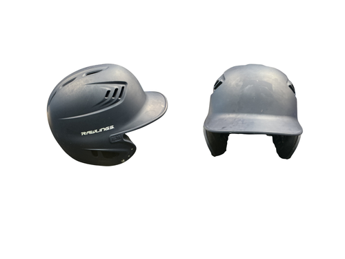 Vist Large View of Product Image Which is Used Rawlings R16S-REVB Batting Helmet No Mask Navy Blue MD