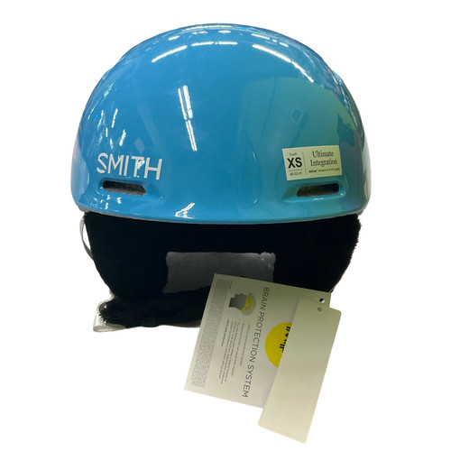 Vist Large View of Product Image Which is Used Smith GLIDE JR Snowsport Helmet Youth Royal Blue XS
