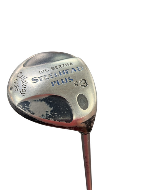 Vist Large View of Product Image Which is Used Callaway STEELHEAD PLUS Mens Fairway Wood RH 3 Wood