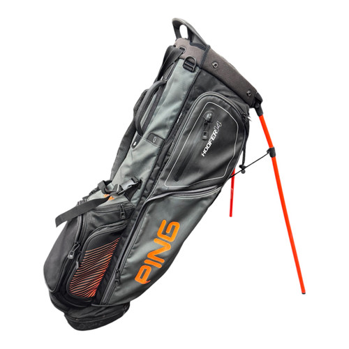 Vist Large View of Product Image Which is Used Ping HOOFER 14 Mens Stand Bag Orange