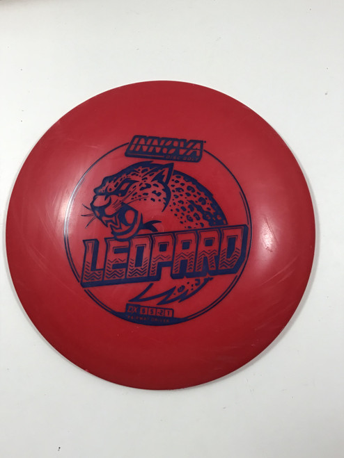 Vist Large View of Product Image Which is Used Innova DX LEOPARD 145 Disc Golf Driver Red