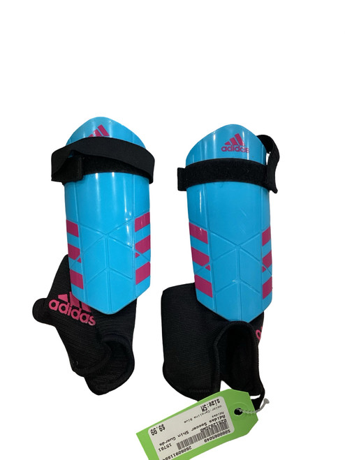Vist Large View of Product Image Which is Used Adidas Soccer Shin Guards Youth Carolina Blue SM