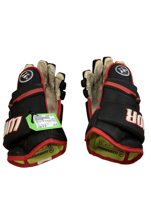 Vist Large View of Product Image Which is Used Warrior SR 14-36CM Senior Gloves Black And Red 14"