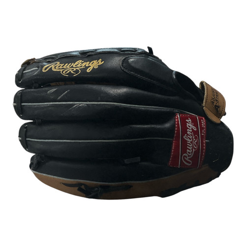 Vist Large View of Product Image Which is Used Rawlings PLAYERS SERIES BB/SB Glove RH Throw Brown 13"