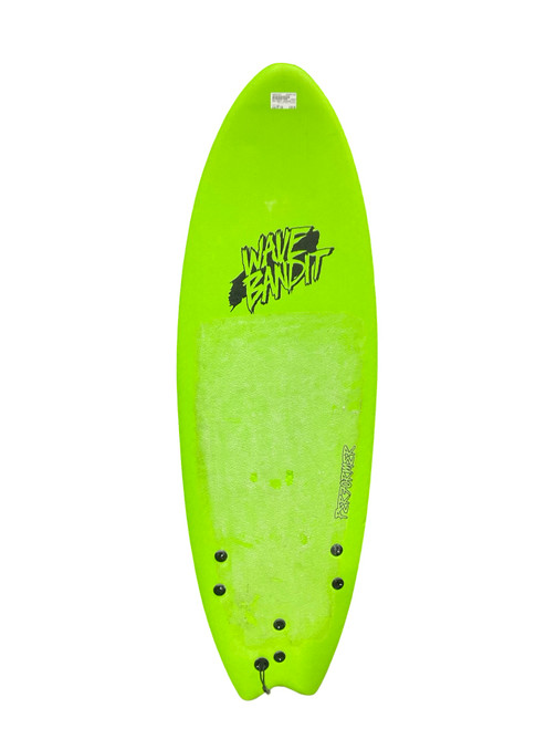 Vist Large View of Product Image Which is Used WAVE BANDIT SURFBOARD Surfboard Green 5Ft 6In