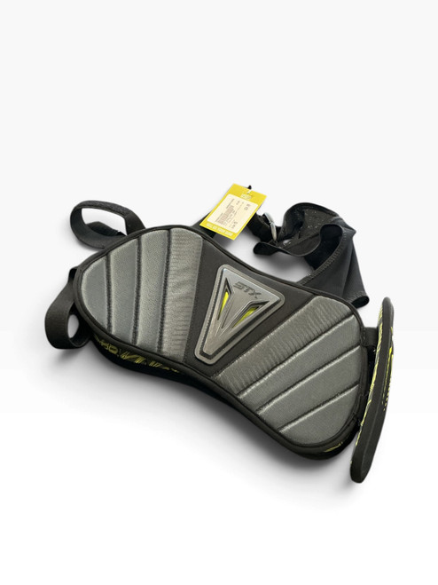 Vist Large View of Product Image Which is Used STX STALLION 200 Lacrosse Rib Pads Black MD