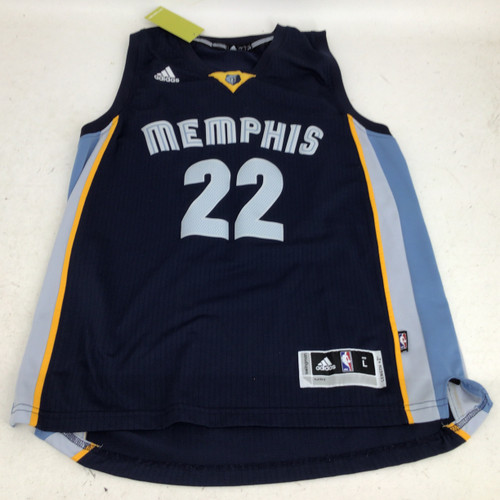 Vist Large View of Product Image Which is Used Adidas GRIZZLES 22 BARNES SR LG NBA JERSEY Sleeveless Spirit Wear M LG