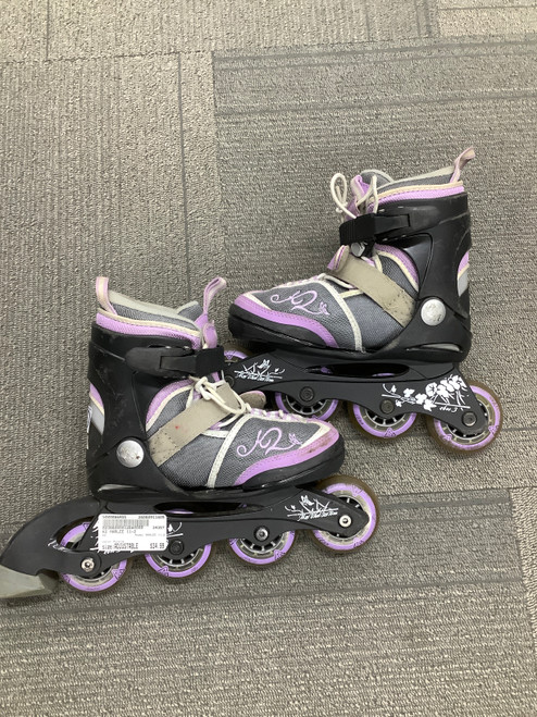 Vist Large View of Product Image Which is Used K2 MARLEE 11-2 Child Rec Fitness Skates Purple Adjustable