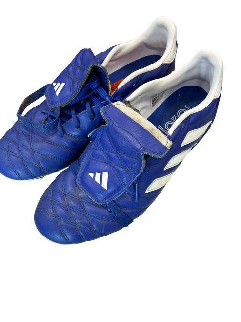 Vist Large View of Product Image Which is Used Adidas Soccer Cleats Royal Blue Senior 8