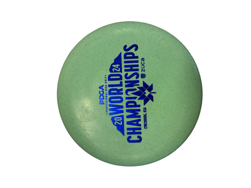 Vist Large View of Product Image Which is Used Discraft LUNA Disc Golf Putter Green
