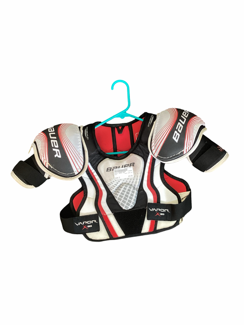 Vist Large View of Product Image Which is Used Bauer VAPOR X30 Junior Shoulder Pads LG