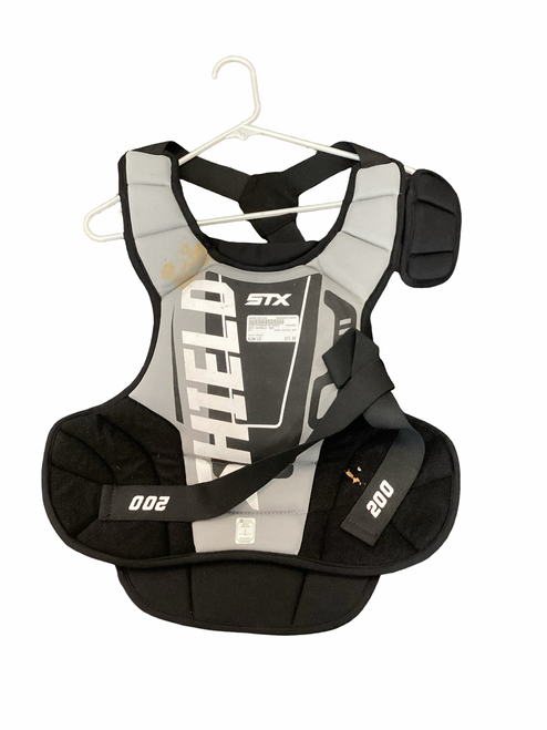 Vist Large View of Product Image Which is Used STX SHIELD 200 LAX Goalie Chest M Black LG