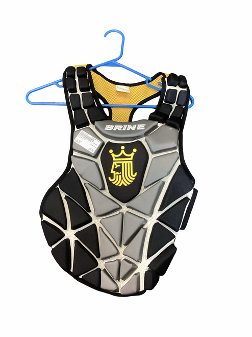 Vist Large View of Product Image Which is Used Brine KING LAX Goalie Chest M Black MD