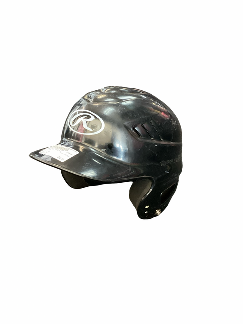 Vist Large View of Product Image Which is Used Rawlings COOLFLO Batting Helmet No Mask Black One Size