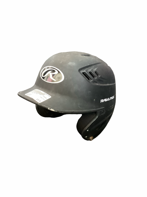 Vist Large View of Product Image Which is Used Rawlings R16 Batting Helmet No Mask Black SM
