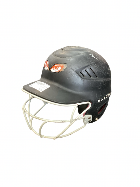 Vist Large View of Product Image Which is Used Worth WBH-R1 Batting Helmet w/Mask Black SM