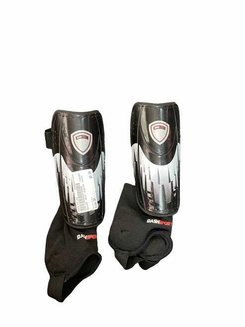 Vist Large View of Product Image Which is Used Soccer Shin Guards Youth Black SM