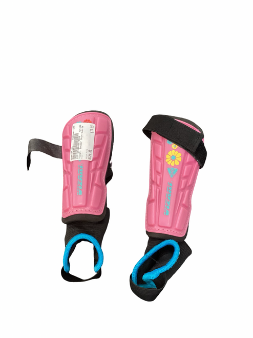 Vist Large View of Product Image Which is Used Vizari Soccer Shin Guards Youth Pink XS