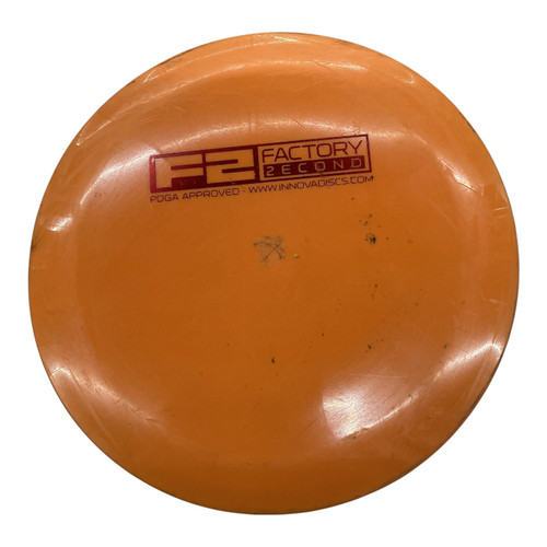 Vist Large View of Product Image Which is Used Innova F2 XCALIBER Disc Golf Driver Orange 175g