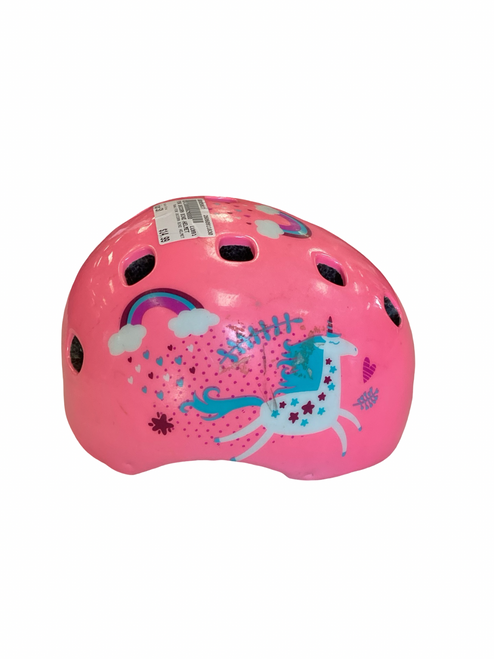 Vist Large View of Product Image Which is PINK UNICORN BIKE HELMET Bike Helmet Pink SM