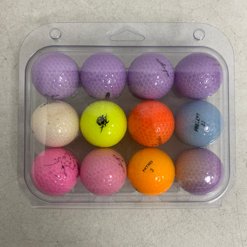 Vist Large View of Product Image Which is Used ASSORTED COLOR 12 Pack - Golf Balls