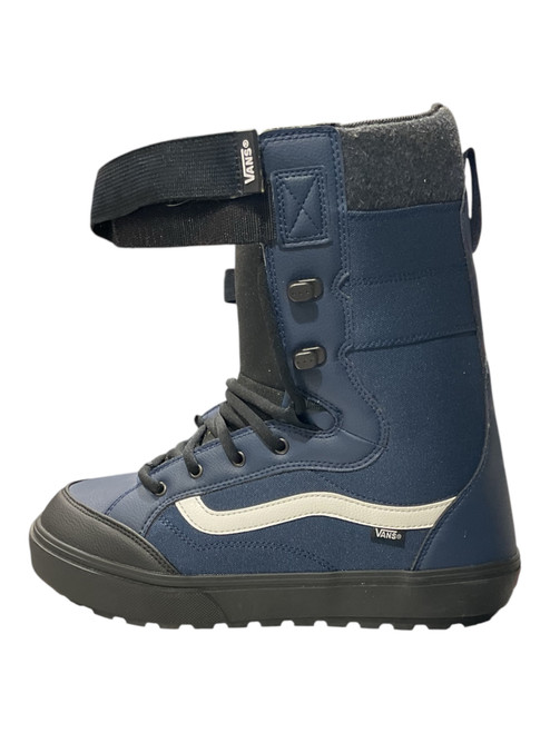 Vist Large View of Product Image Which is Used Vans OFF THE WALL Mens Snowboard Boots Navy Blue Senior 11.5