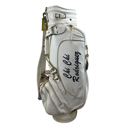 Vist Large View of Product Image Which is Used MARTIN SENOUR PAINTS LEATHER BAG Mens Cart Bag White