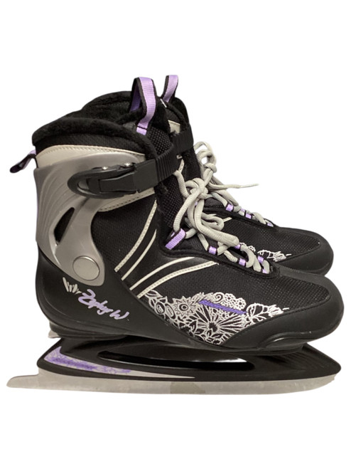 Vist Large View of Product Image Which is Used Bladerunner ZEPHR Womens Softboot Skate Purple Senior 9