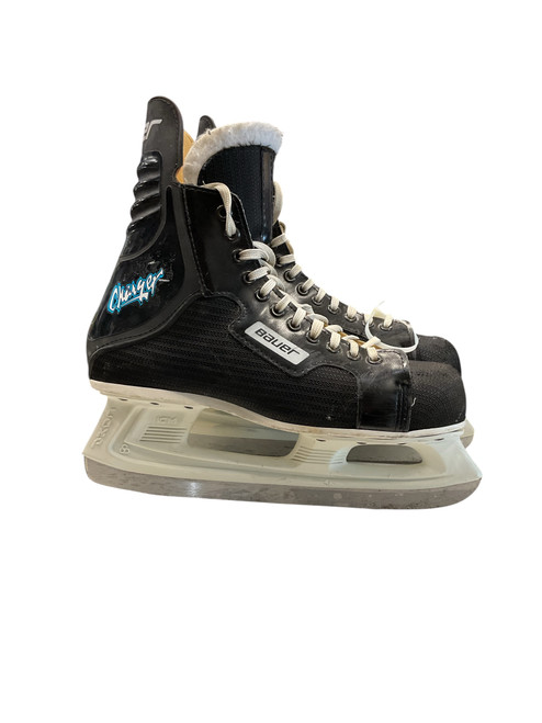 Vist Large View of Product Image Which is Used Bauer CHARGER SZ 10 Senior Hockey Skate Senior 10