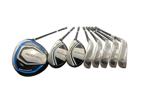 Vist Large View of Product Image Which is Used Top Flite TITANIUM COMPOSITE 8PC SET Mens Package Set RH Black 8 Piece