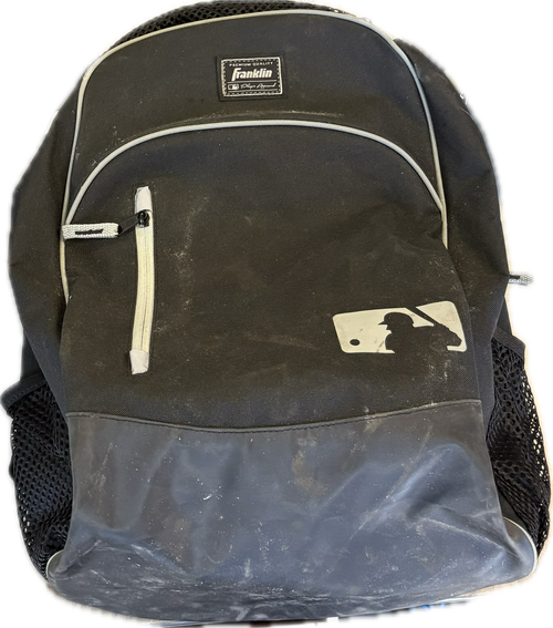 Vist Large View of Product Image Which is Used Franklin BK Baseball Player Backpack Black