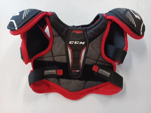 Vist Large View of Product Image Which is Used CCM Junior Shoulder Pads SM