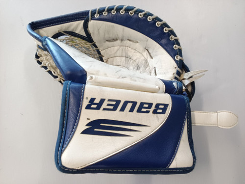 Vist Large View of Product Image Which is Used Bauer Inter Goalie Catcher Royal Blue