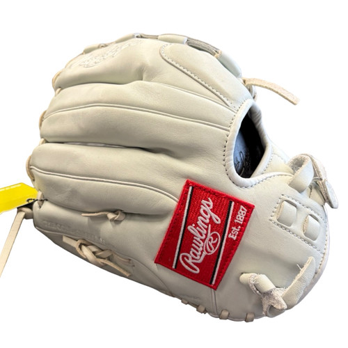 Vist Large View of Product Image Which is Used Rawlings GG Elite Glove RH Throw Grey 12 1/2"