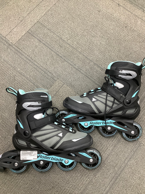 Vist Large View of Product Image Which is Used Rollerblade ZETRABLADE Senior Rec Fitness Skates Black Senior 9