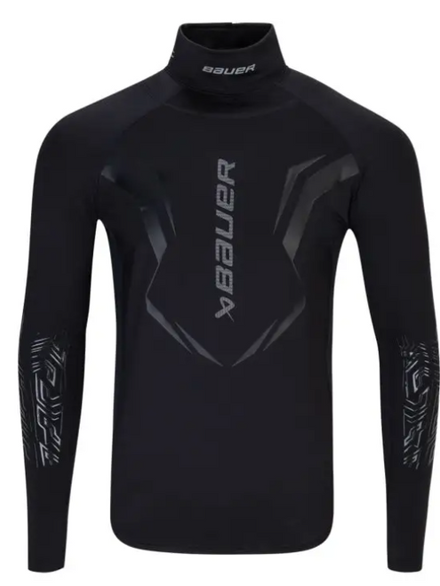 Vist Large View of Product Image Which is size XL - Bauer BodyGuard Neck Protect Senior Long Sleeve Shirt